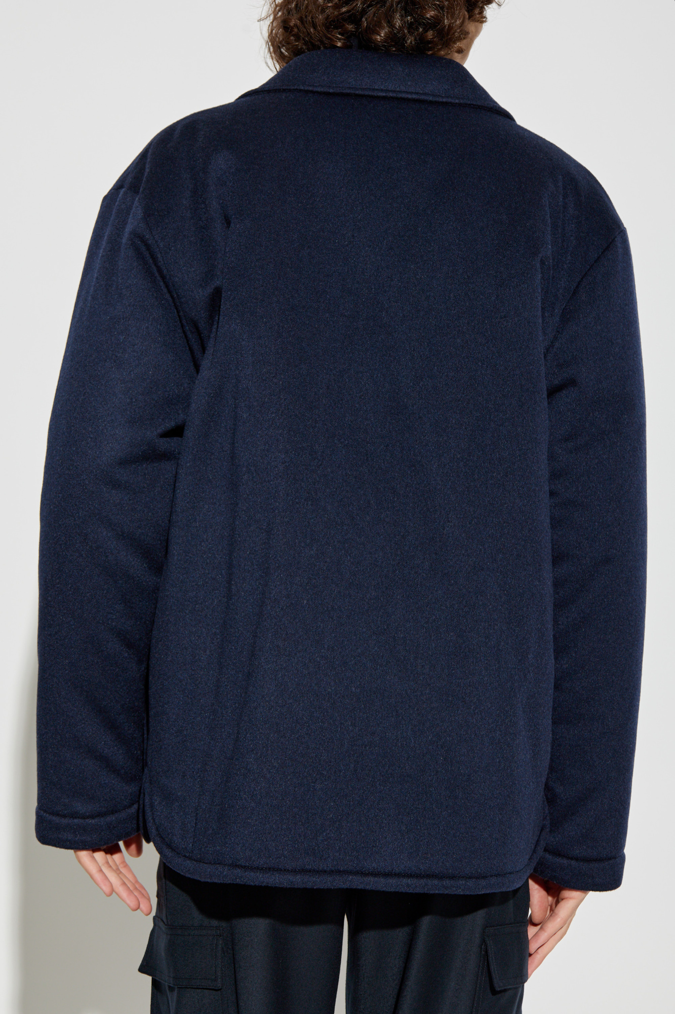 ジャケット ETRO FW25 CAPE (WRBD0024 99SA5M9X0804) Etro Crewneck Leather Jacket – Bluefly